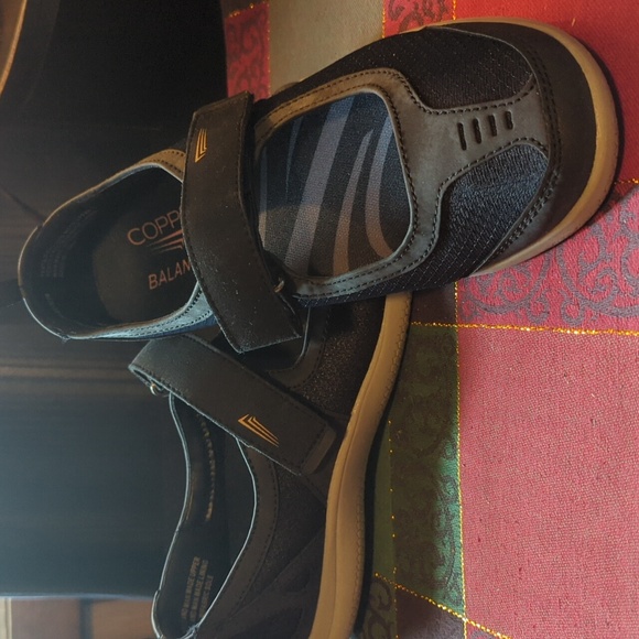 Copper Fit Mary Jane strap Flats Loafers black Women's size 8 M NEW NWB comfort - Picture 10 of 12